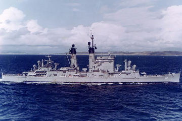 ミサイル巡洋艦コロンバス (1965年2月19日:サン・ディエゴ沖)