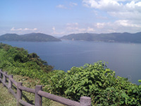 笠戸島から粭島方向